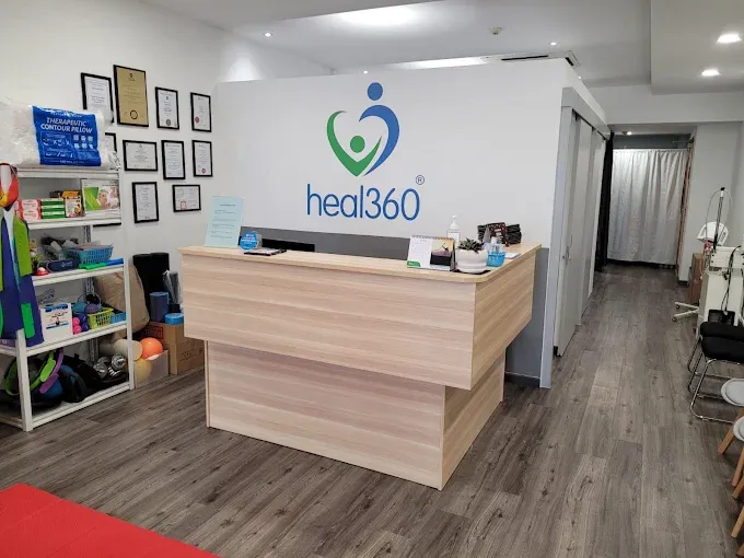 Reception at heal360 Physioclinic East Coast