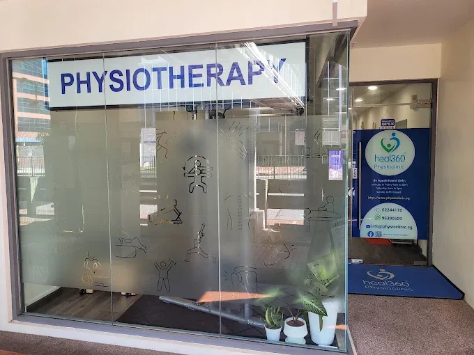 Entrance to heal360 Physioclinic on East Coast Road